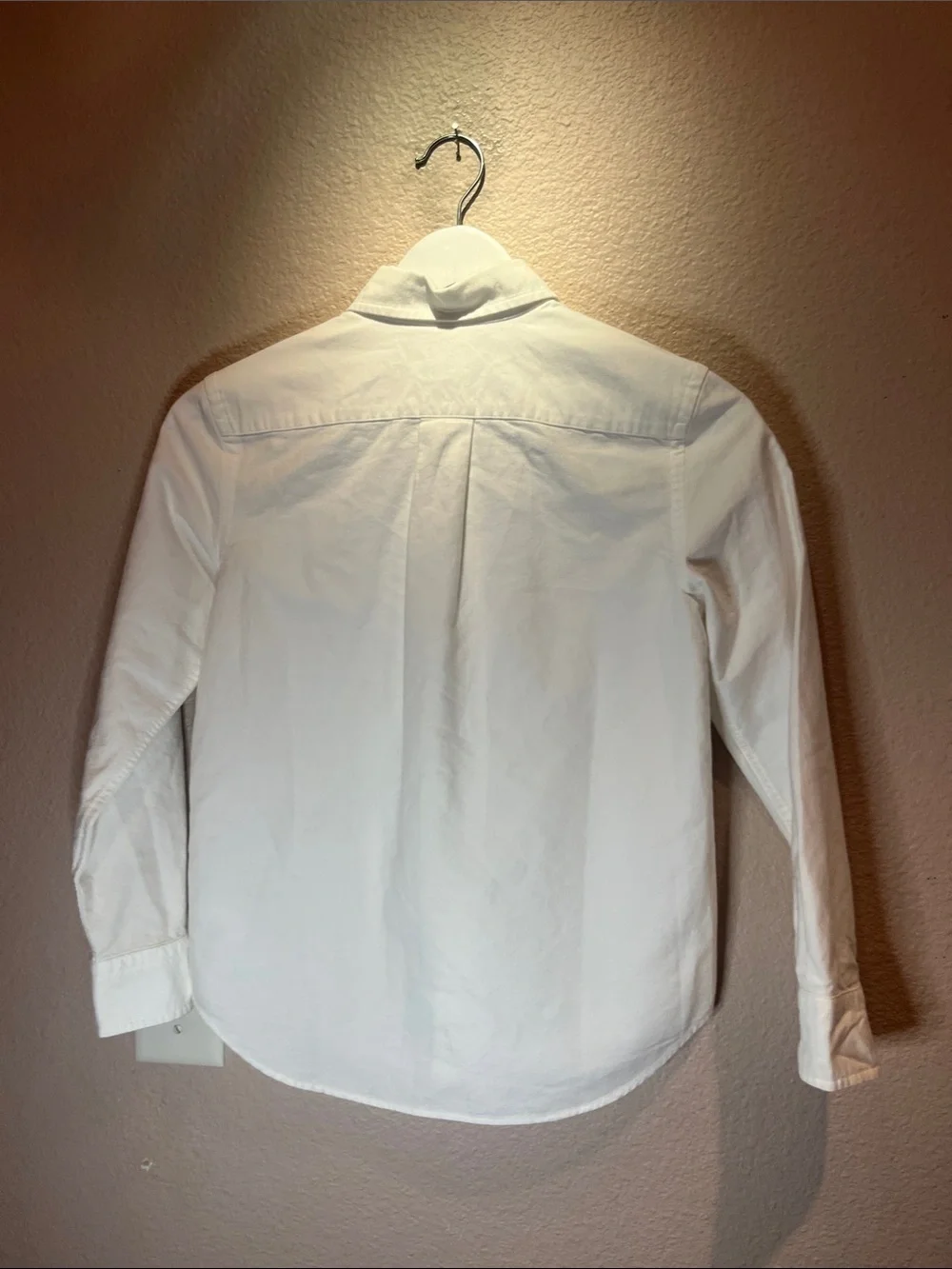 Ralph Lauren Boy’s Broadcloth White Button Down Shirt Size Small 8